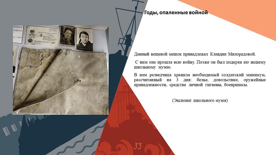 «Годы, опаленные войной»